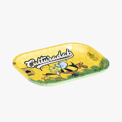 Bandeja de Metal Abelha Amarela Cultura Dab