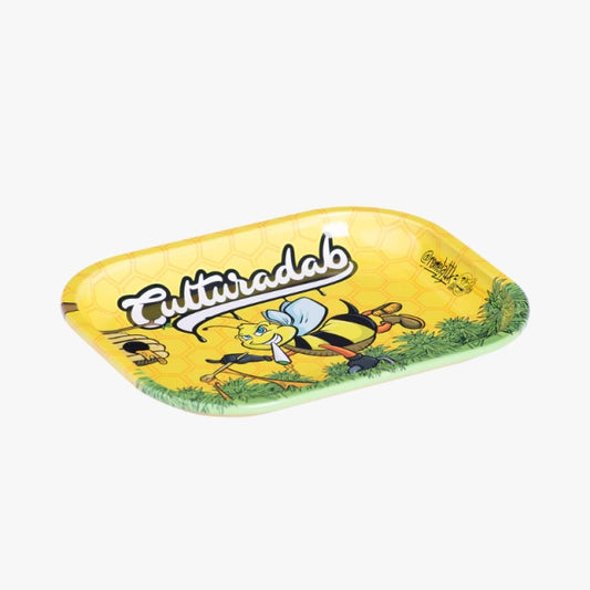 Bandeja de Metal Abelha Amarela Cultura Dab